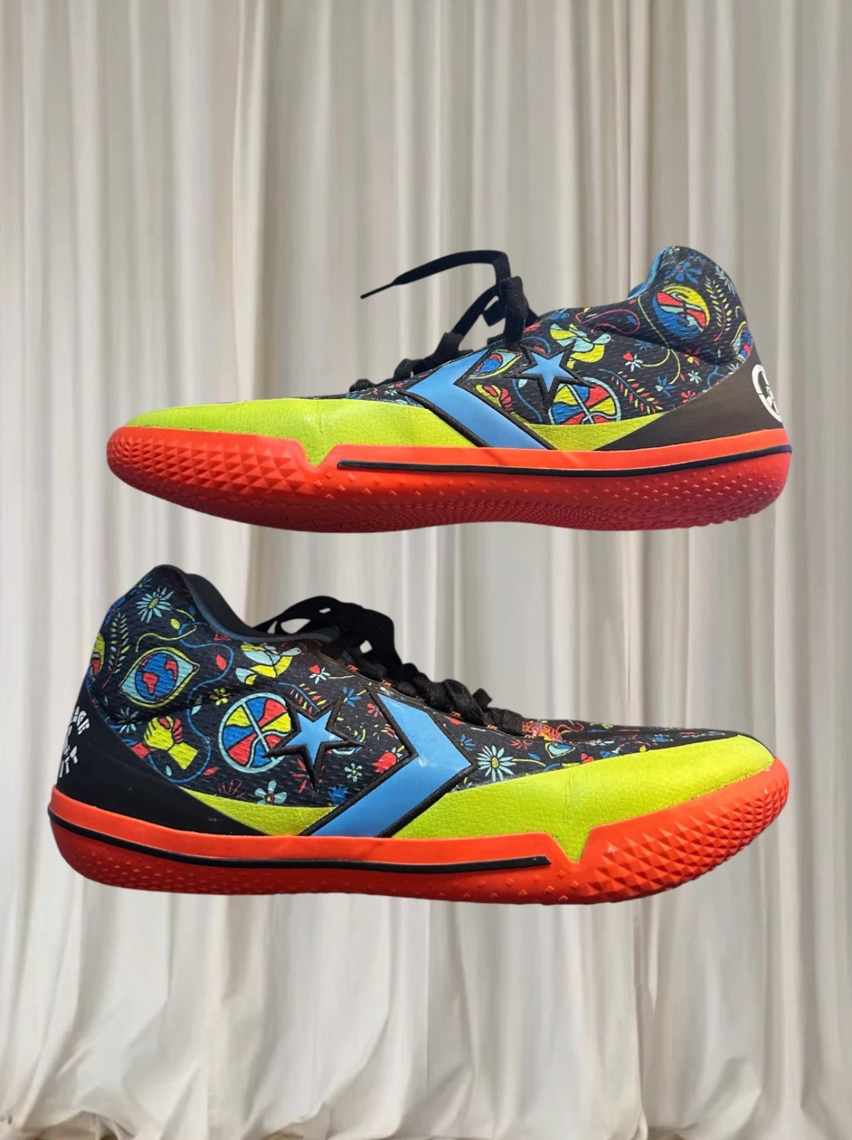 Converse All Star BB Evo Sneakers - Peace & Unity Performance Basketball Shoes - Image 2