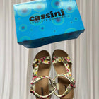 Cassini Floral Print Sport Sandals - Comfortable Botanical Summer Footwear - Image 3