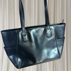 Joan Collins Faux Leather Tote Bag - Classic Everyday Handbag - Image 2
