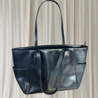 Joan Collins Faux Leather Tote Bag - Classic Everyday Handbag - Image 1