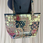 Brahmin Melbourne Collection Tote Bag - Intricate Paisley Print Leather - Image 1