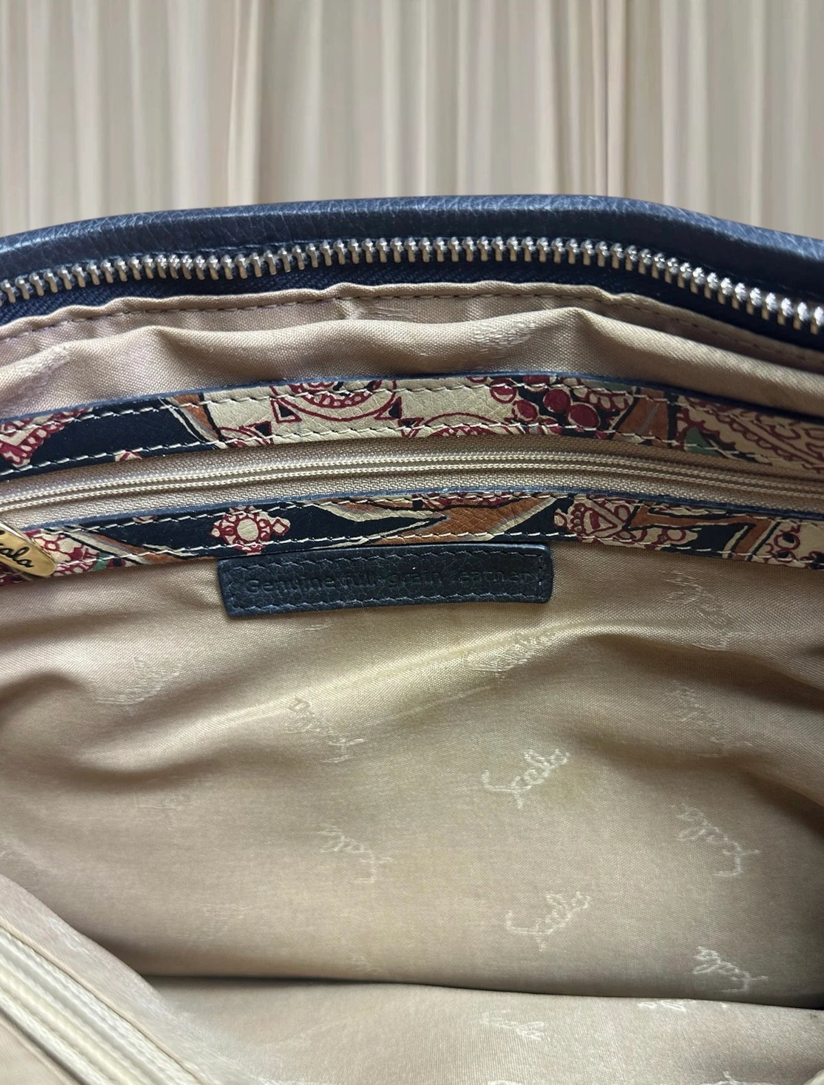 Brahmin Melbourne Collection Tote Bag - Intricate Paisley Print Leather - Image 5