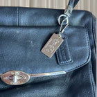 Coach Madison Madeline EW Satchel - Premium Black Leather Turnlock Shoulder Bag - Image 5