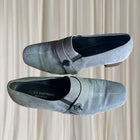 Peter Sheppard Women's Suede Loafers - Elegant Italian Low Heel Comfort - Image 1