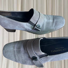 Peter Sheppard Women's Suede Loafers - Elegant Italian Low Heel Comfort - Image 4