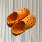 Crocs Classic Bae Clog - Vibrant Cantaloupe Platform Sandals - Image 3