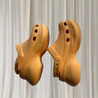 Crocs Classic Bae Clog - Vibrant Cantaloupe Platform Sandals - Image 7