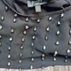 Bardot Cami Tank Top - Silver Stud Embellished Grunge Aesthetic - Image 5