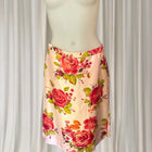 Banana Republic Floral Satin Pencil Skirt - Vintage Style Rose Print - Image 3