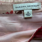 Banana Republic Floral Satin Pencil Skirt - Vintage Style Rose Print - Image 5