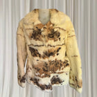 APLA Vintage Rabbit Fur Jacket - Luxurious Spotted Pattern Coat M - Image 1