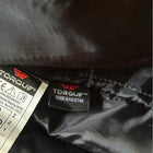 Torque Men's Leather Motorcycle Jacket - Black With White Piping - Image 6