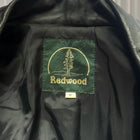 Redwood Vintage Leather Bomber Jacket - Classic Black Outerwear - Image 8