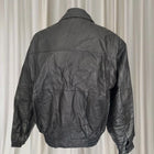 Redwood Vintage Leather Bomber Jacket - Classic Black Outerwear - Image 6