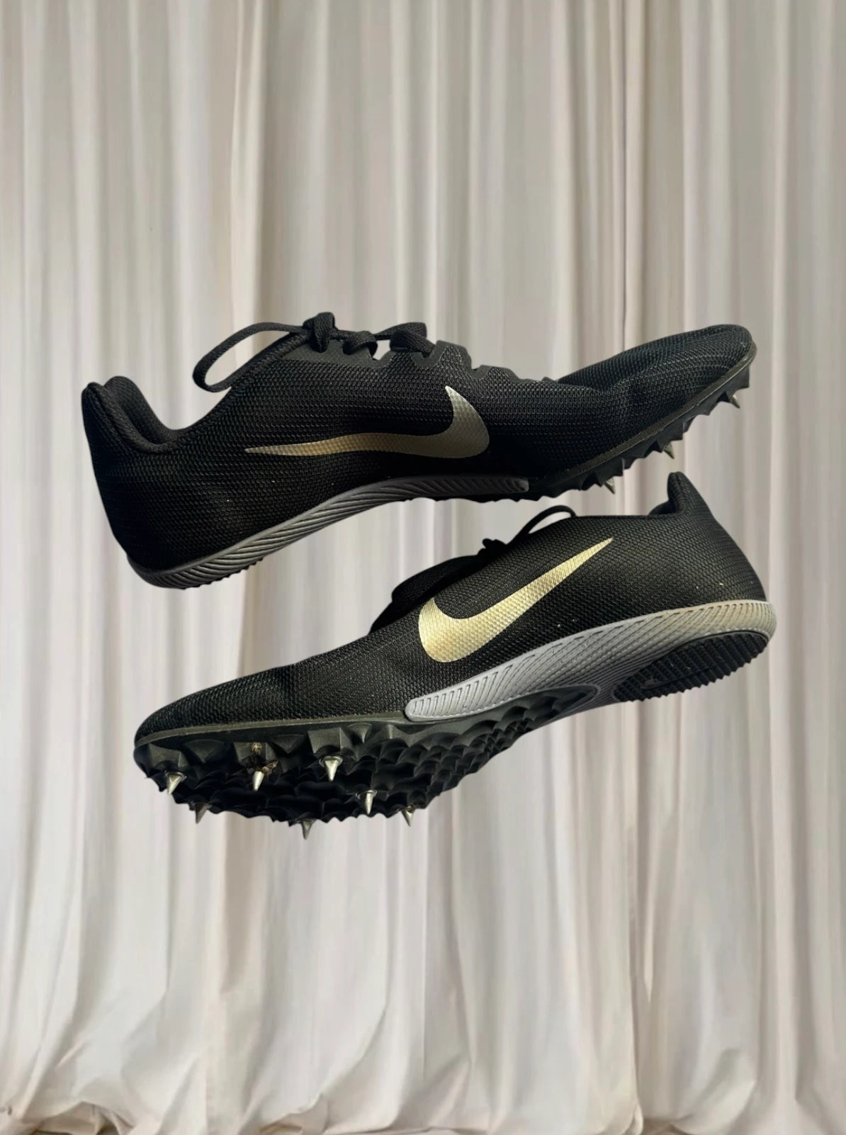 Nike Zoom Rival M Track Spikes - Black And Gold Performance Running Shoes - Image 2
