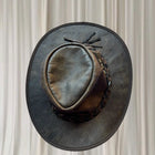 Barmah Australia Kangaroo Leather Outback Hat - Durable Brown Fedora - Image 2