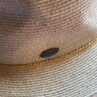 Before Dark Flexibraid fedora hat - Natural Straw Sun Hat - Image 4