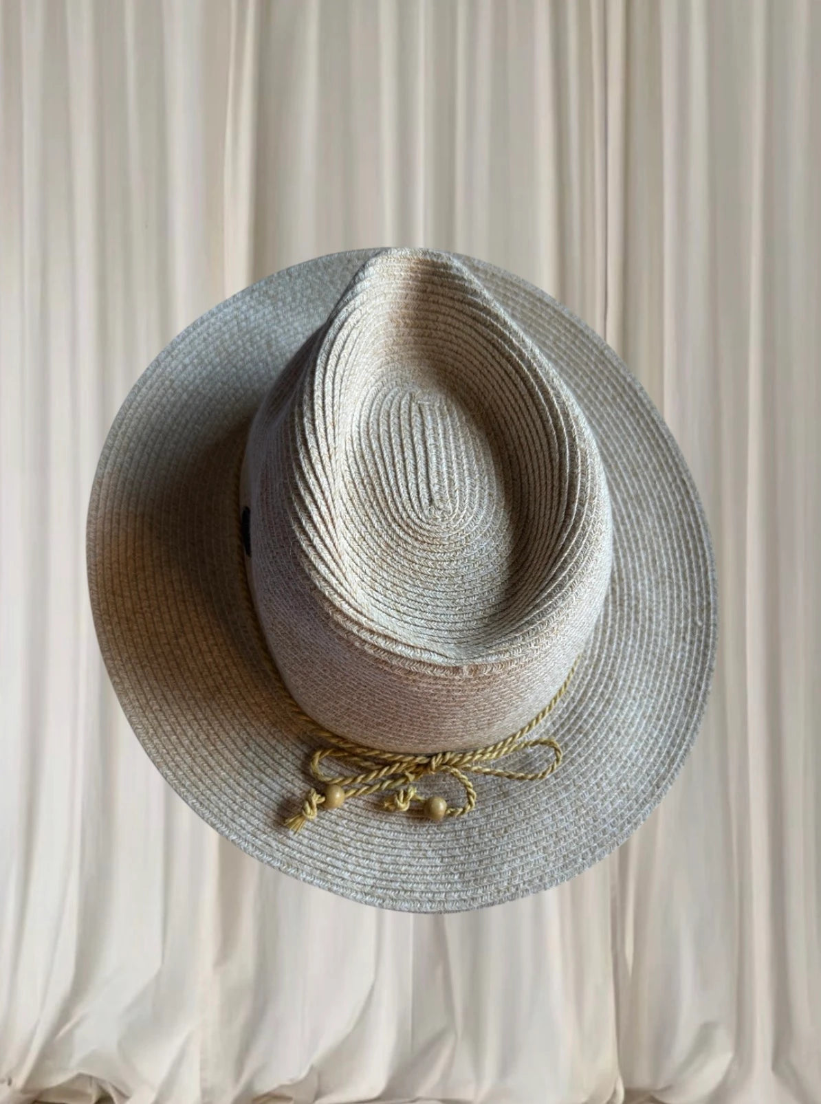 Before Dark Flexibraid fedora hat - Natural Straw Sun Hat - Image 2