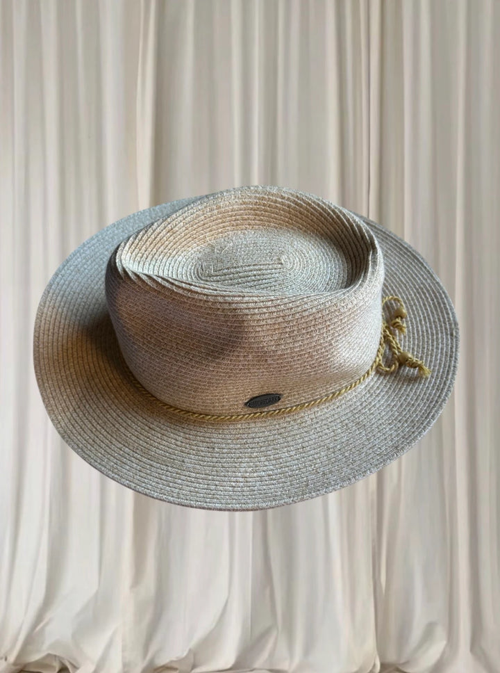 Before Dark Flexibraid fedora hat - Natural Straw Sun Hat - Image 1
