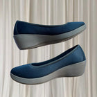 Crocs Dual Comfort Flats - Comfortable Navy Blue Slip-On Shoes 10 - Image 3
