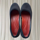 Crocs Women's Dual Comfort Flats - Comfortable Black Slip-On Shoes - Image 1