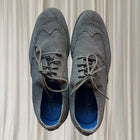Mark Nason Skechers Grey Suede Wingtip Brogue Oxfords - Men's Size 8.5 - Image 3