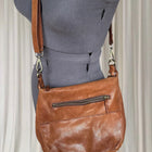 Colarado Leather Crossbody Bag - Vintage Brown Genuine Leather - Image 3