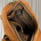 Colarado Leather Crossbody Bag - Vintage Brown Genuine Leather - Image 4