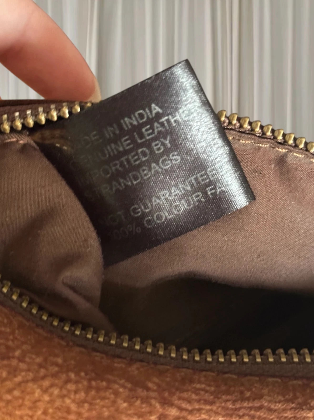 Colarado Leather Crossbody Bag - Vintage Brown Genuine Leather - Image 6