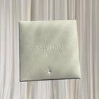 Pandora Moments Silver Bangle - Pavé Heart Clasp Bracelet - Image 6