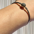 Pandora Moments Silver Bangle - Pavé Heart Clasp Bracelet - Image 3