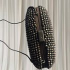 Coast Diamante Oval Clutch Bag - Silver Crystal Evening Minaudiere - Image 3