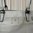 Tignanello Leather Tote Bag - Classic Beige Everyday Handbag - Image 4