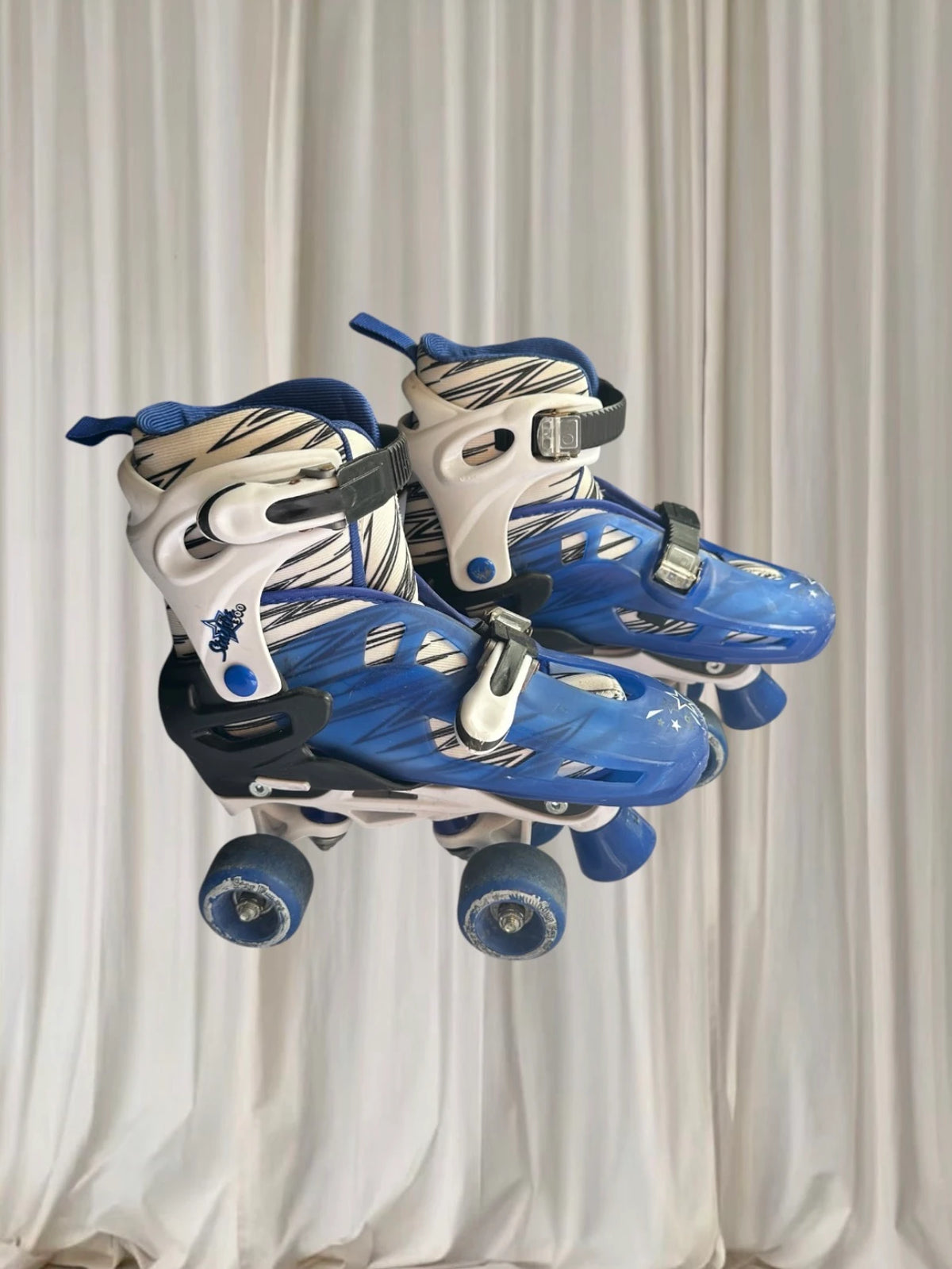 Playlife Starfire Junior 300 Roller Skates - Adjustable Kids Blue/White M - Image 3