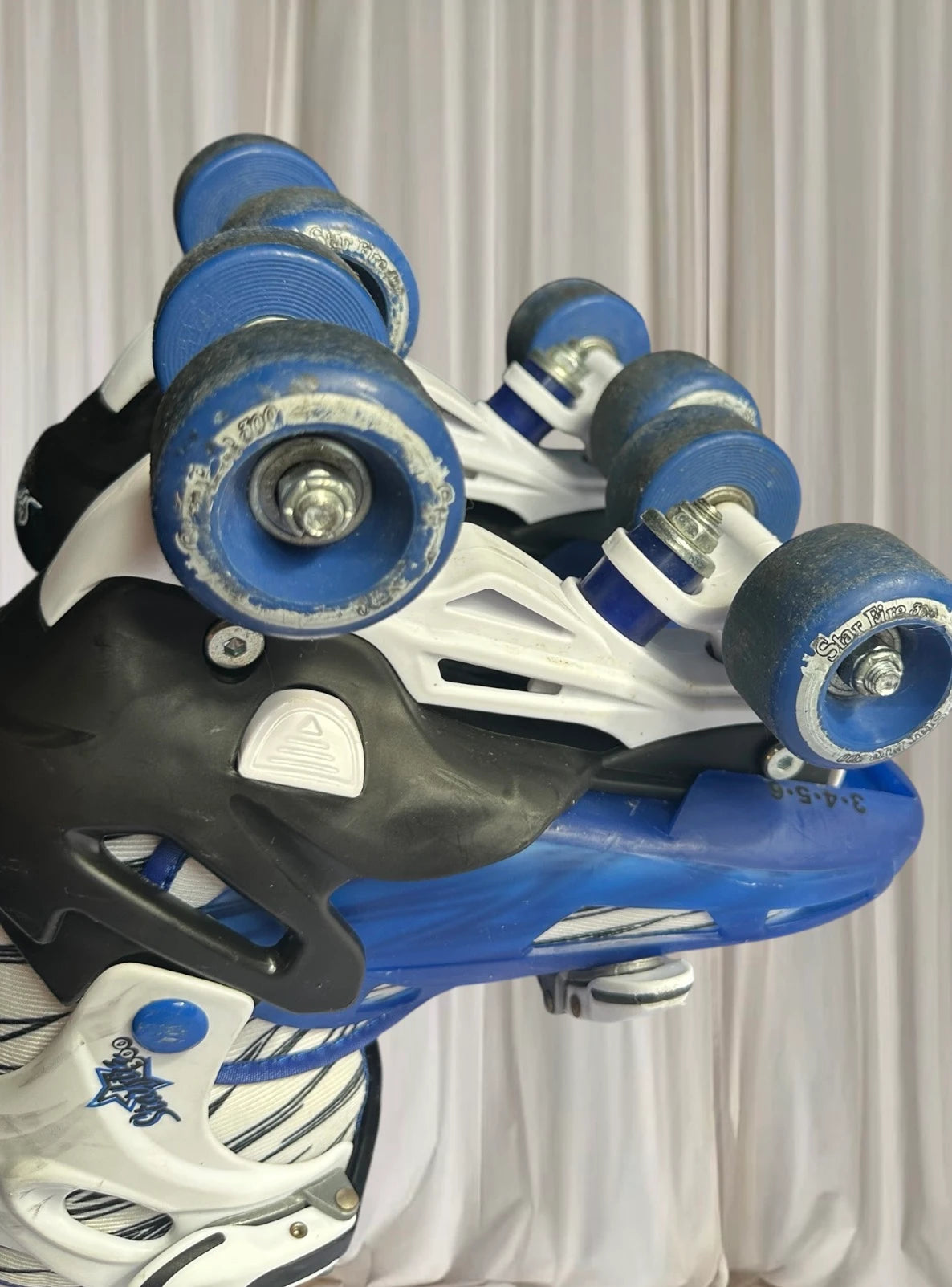 Playlife Starfire Junior 300 Roller Skates - Adjustable Kids Blue/White M - Image 6