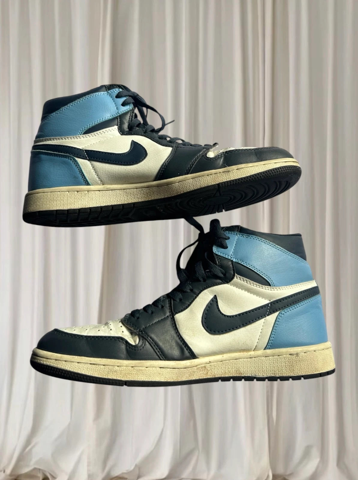 Nike Air Jordan 1 Retro High OG Obsidian UNC Sneakers - Men's Size 12 - Image 2