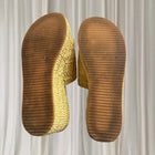 Mister Zimi Woven Raffia Platform Slides - Comfortable Beige Wedge Sandals 39 - Image 7