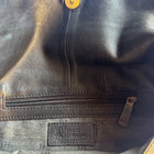 David Lawrence Leather Clutch - Sophisticated Foldover Design with Tassel - Image 4