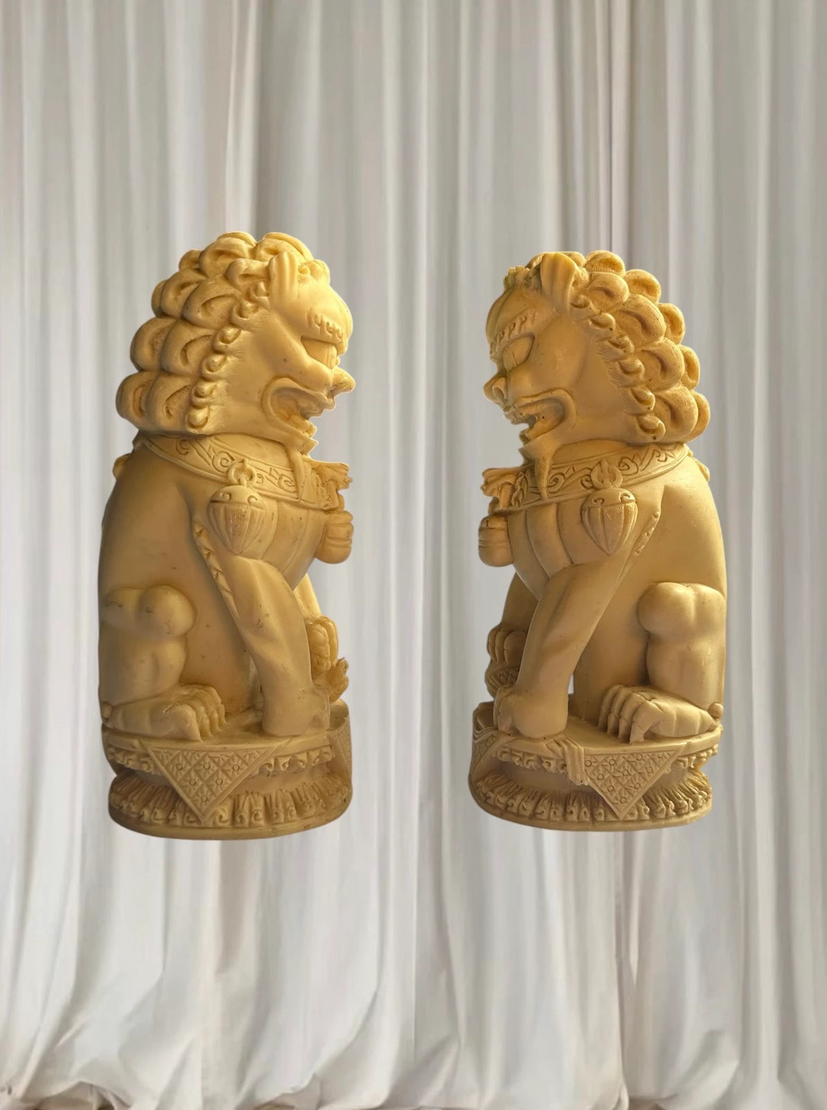Chinese Foo Dog Guardian Lion Statue - Traditional Decorative Figurine - Image 6
