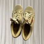 Revere Women's Orthotic Casual Sneakers - Beige Canvas Lace-Up Shoes Size 38 - Image 2