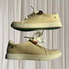 Revere Women's Orthotic Casual Sneakers - Beige Canvas Lace-Up Shoes Size 38 - Image 4