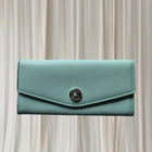 Oroton Saffiano Leather Continental Wallet - Pale Blue - Image 2