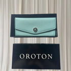 Oroton Saffiano Leather Continental Wallet - Pale Blue - Image 1