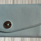 Oroton Saffiano Leather Continental Wallet - Pale Blue - Image 6