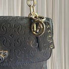 Guess Y2K Shoulder Bag - Iconic Logo Embossed Classic Black Handbag - Image 5