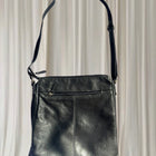 Colorado Leather Crossbody Bag - Classic Black Shoulder Purse - Image 4