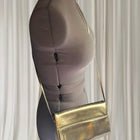 Hermes Metallic Gold Envelope Crossbody Bag - Elegant Evening Accessory - Image 1