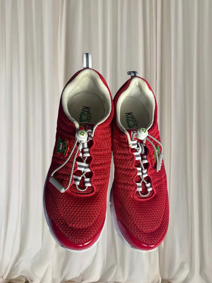 Kroten TravelWalker Women's Mesh Sneakers - Lightweight Red Casual Trainers - Image 1