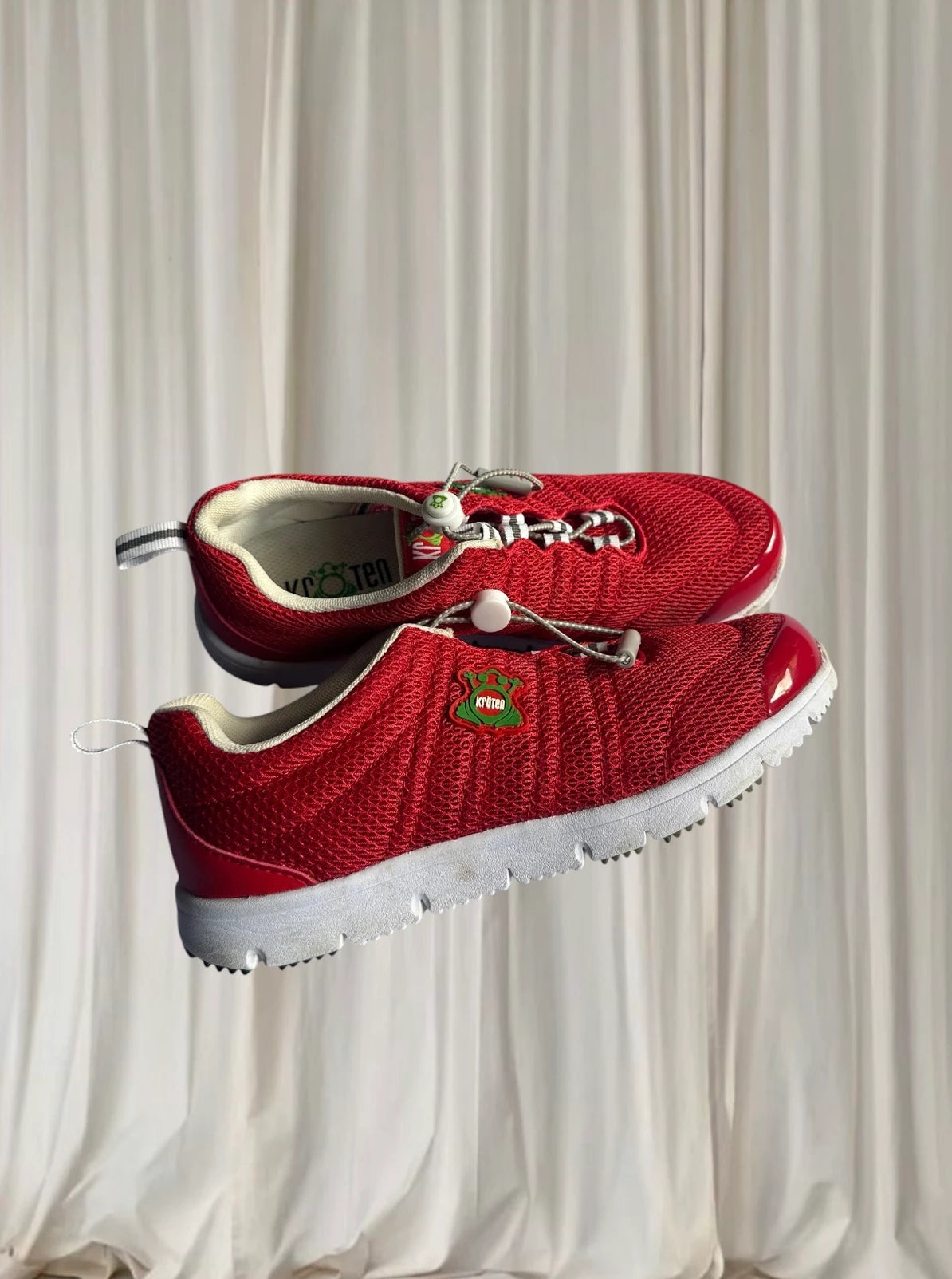 Kroten TravelWalker Women's Mesh Sneakers - Lightweight Red Casual Trainers - Image 2