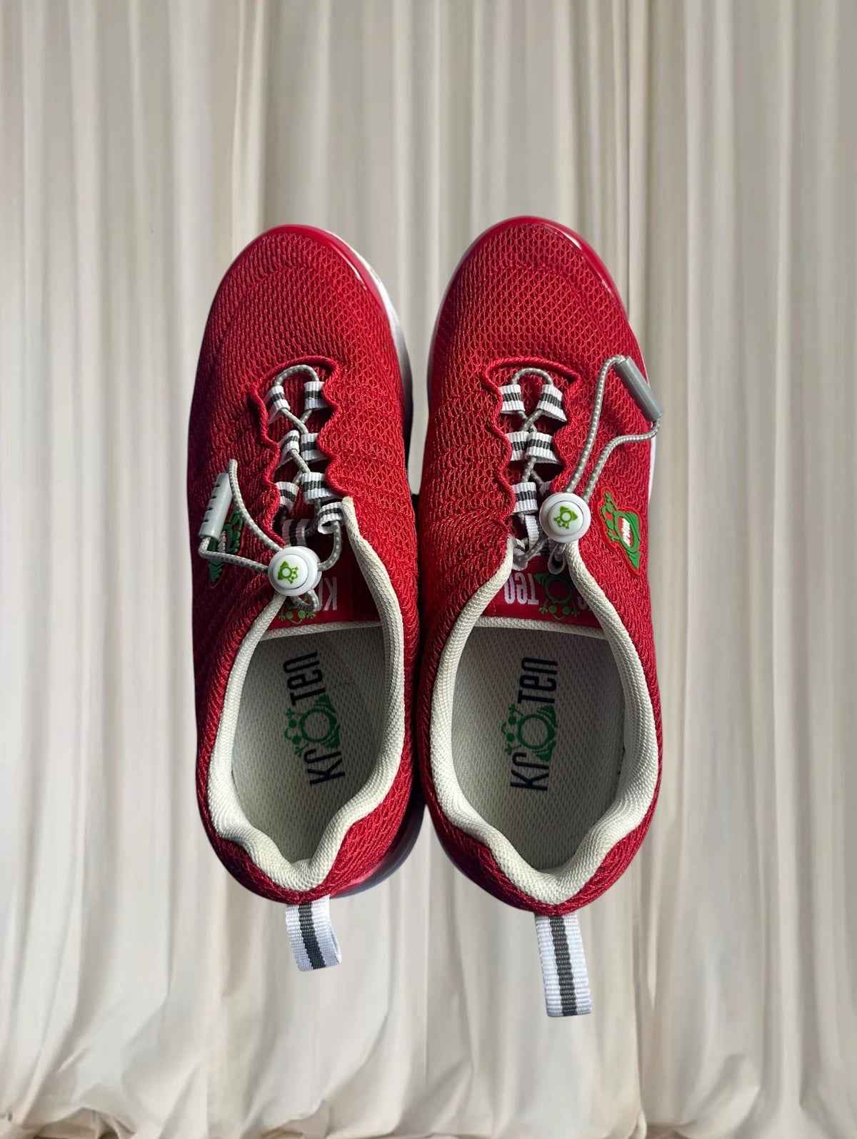 Kroten TravelWalker Women's Mesh Sneakers - Lightweight Red Casual Trainers - Image 3